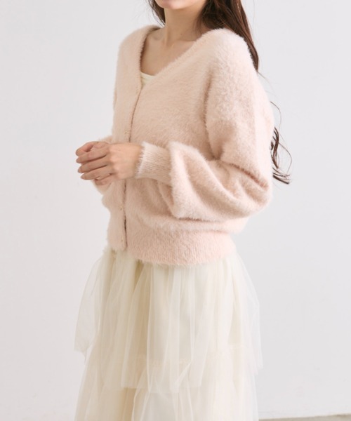 OLIVE des OLIVE（オリーブデオリーブ）の「【セットアイテム】チュールセットワンピ（ワンピース・レディース・オフホワイト/ピンクベージュ/チャコールグレー・FREE）」の11枚目の写真