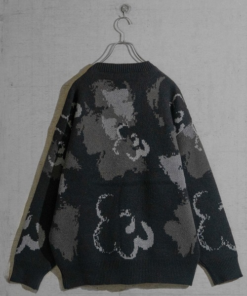 【セール】【a】 ダブルジャガード オーバーサイズ フラワーグラデーションニット（ニット/セーター）｜JOHN'S CLOSET（ジョンズクローゼット） dasbusinesshemd.com