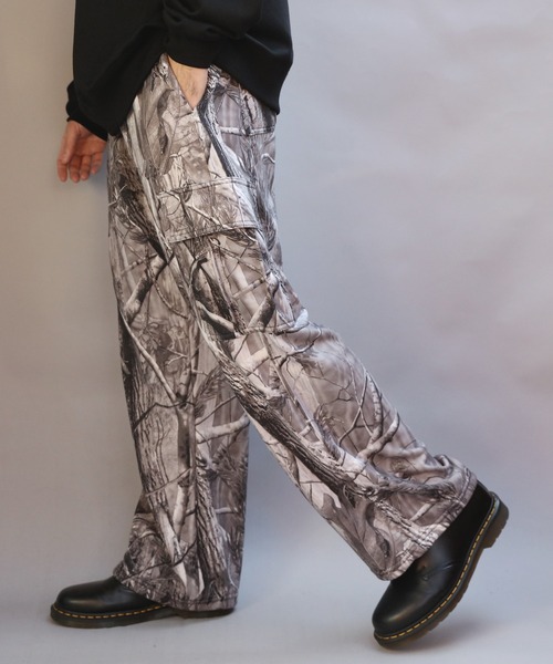 【セール】総柄デジタルプリントスウェットカーゴパンツ（スウェットパンツ）｜８(eight)（エイト）