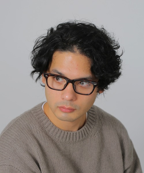 LINFA (リンファ)の「太めフレーム ウェリントン伊達メガネ(メガネ・レディース・ブラウン/ブラック/レオパード・FREE)」の3枚目の写真