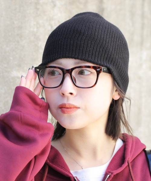 LINFA (リンファ)の「太めフレーム ウェリントン伊達メガネ(メガネ・レディース・ブラウン/ブラック/レオパード・FREE)」の8枚目の写真