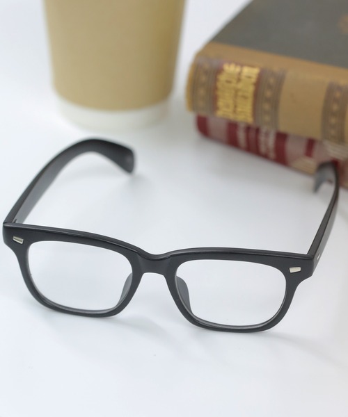 LINFA (リンファ)の「太めフレーム ウェリントン伊達メガネ(メガネ・レディース・ブラウン/ブラック/レオパード・FREE)」の14枚目の写真