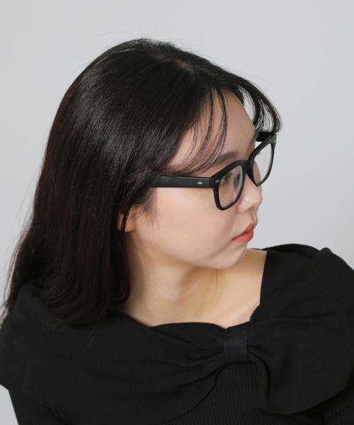 LINFA (リンファ)の「太めフレーム ウェリントン伊達メガネ(メガネ・レディース・ブラウン/ブラック/レオパード・FREE)」の21枚目の写真
