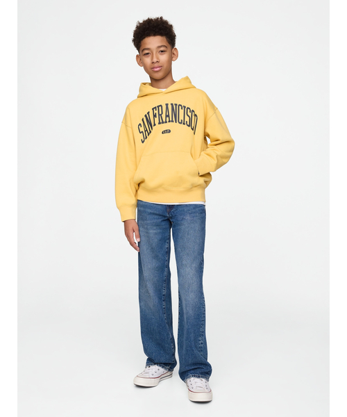 GAP(ギャップ)の「ビンテージソフト リラックスパーカー (キッズ)(パーカー・キッズ・ピンク/ネイビー/イエロー/パープル/ブルー/グレー/オレンジ・160cm/120cm/110cm/140cm/130cm/150cm)」の21枚目の写真