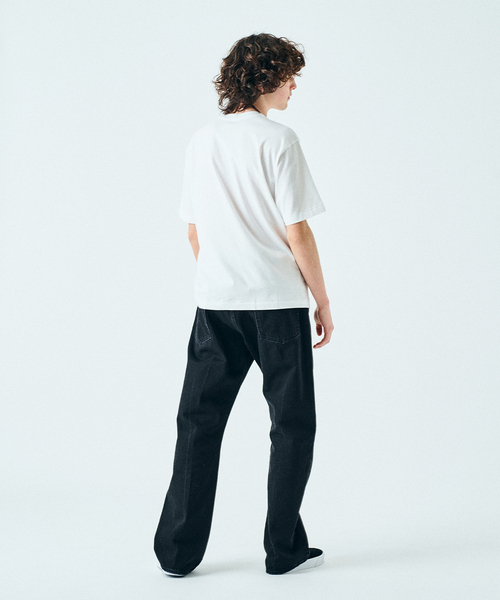 HANES（ヘインズ）の「”2枚セット” HANES  / ヘインズ417別注 New USコットンクルーネックTシャツ（Tシャツ/カットソー・メンズ・ホワイト/ブラック・MEDIUM/LARGE/X-LARGE/SMALL）」の12枚目の写真