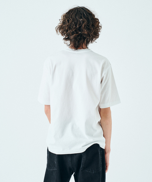 HANES（ヘインズ）の「”2枚セット” HANES  / ヘインズ417別注 New USコットンクルーネックTシャツ（Tシャツ/カットソー・メンズ・ホワイト/ブラック・MEDIUM/LARGE/X-LARGE/SMALL）」の16枚目の写真