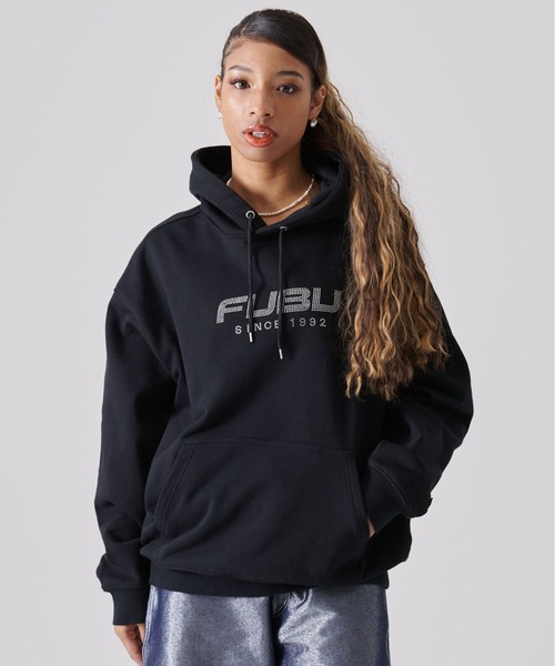 FUBU( フブ)の「FUBU フブ BIG ブランド ロゴ 刺繍 長袖 プルオーバー スウェット パーカー(パーカー・メンズ・アッシュグレー/ブラック・XXL/XL/L/M)」の12枚目の写真