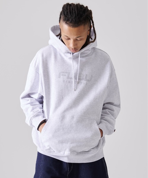 FUBU( フブ)の「FUBU フブ BIG ブランド ロゴ 刺繍 長袖 プルオーバー スウェット パーカー(パーカー・メンズ・アッシュグレー/ブラック・XXL/XL/L/M)」の15枚目の写真