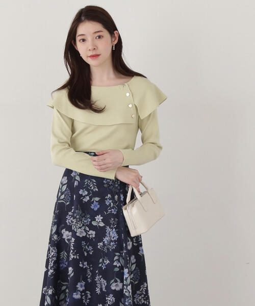 PROPORTION BODY DRESSING（プロポーションボディドレッシング）の「ケープ風ニット / 1215170207（ニット/セーター・レディース・ホワイト系その他/ライトグリーン/ベージュ・FREE）」の14枚目の写真