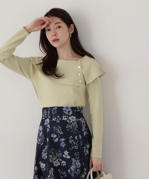 PROPORTION BODY DRESSING（プロポーションボディドレッシング）の「ケープ風ニット / 1215170207（ニット/セーター・レディース・ホワイト系その他/ライトグリーン/ベージュ・FREE）」の15枚目の写真