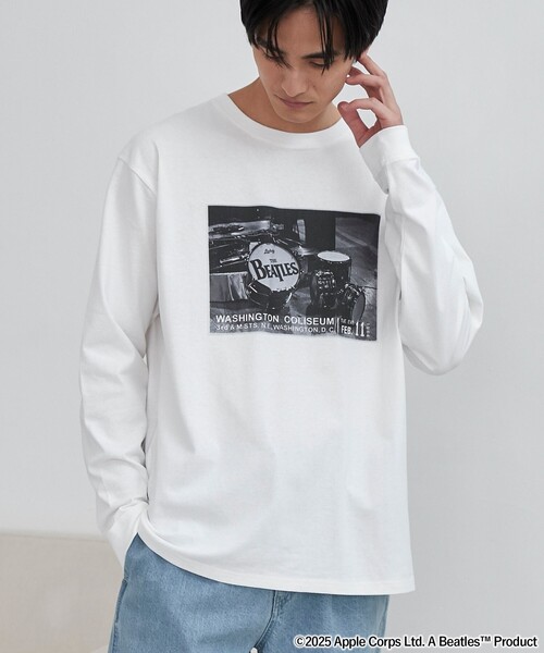 coen（コーエン）の「ROCK STANLEY（ロックスタンレー）別注 THE BEATLES / ロングスリーブTシャツ（Tシャツ/カットソー・メンズ・ダークグレー/グレー/ブラック/ホワイト/その他1/その他2・M/L/XL）」の7枚目の写真