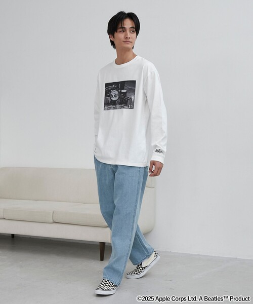 coen（コーエン）の「ROCK STANLEY（ロックスタンレー）別注 THE BEATLES / ロングスリーブTシャツ（Tシャツ/カットソー・メンズ・ダークグレー/グレー/ブラック/ホワイト/その他1/その他2・M/L/XL）」の9枚目の写真