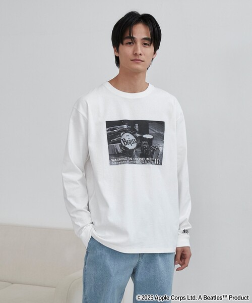 THE BEATLES ロングT 長袖 The Beatles ロングスリーブTシャツ（ABBY ROAD） | ジョンブル