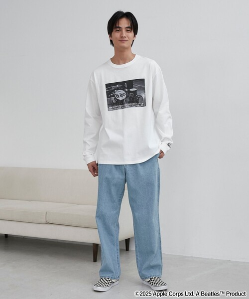 coen（コーエン）の「ROCK STANLEY（ロックスタンレー）別注 THE BEATLES / ロングスリーブTシャツ（Tシャツ/カットソー・メンズ・ダークグレー/グレー/ブラック/ホワイト/その他1/その他2・M/L/XL）」の11枚目の写真