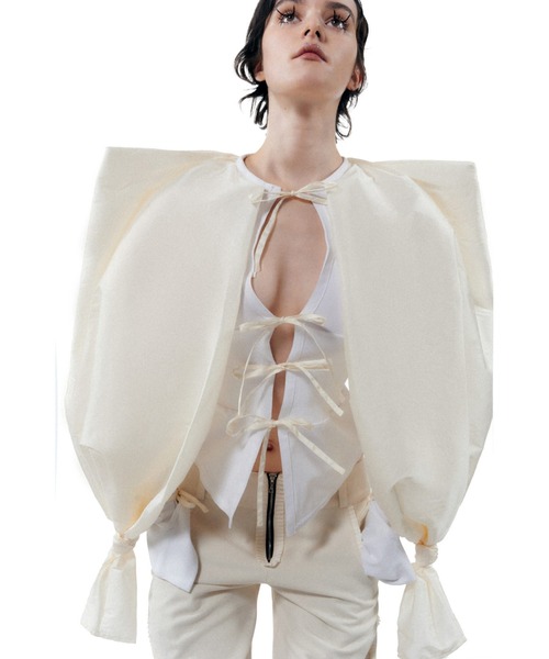 Paula Canovas del Vas(パウラカノバスデルヴァス)の「PWS251301 VAR 2(その他パンツ・レディース・ベージュ・S/XS)」の2枚目の写真
