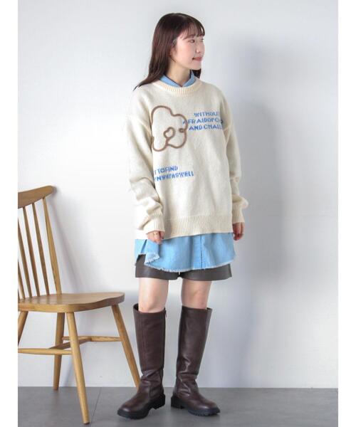 ehka sopo（エヘカソポ）の「エコレザーハーフパンツ（その他パンツ・レディース・ベージュ/ブラウン/ブラック・F）」の16枚目の写真