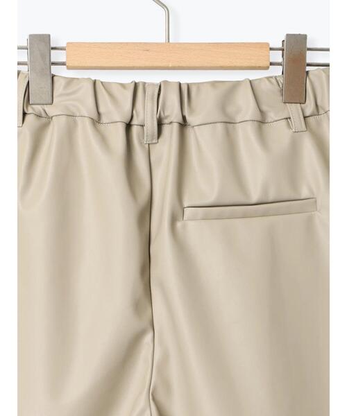 ehka sopo（エヘカソポ）の「エコレザーハーフパンツ（その他パンツ・レディース・ベージュ/ブラウン/ブラック・F）」の7枚目の写真