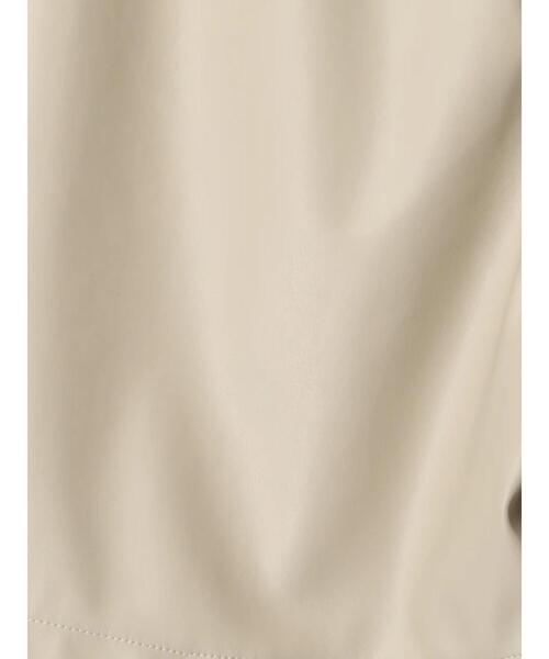 ehka sopo（エヘカソポ）の「エコレザーハーフパンツ（その他パンツ・レディース・ベージュ/ブラウン/ブラック・F）」の8枚目の写真