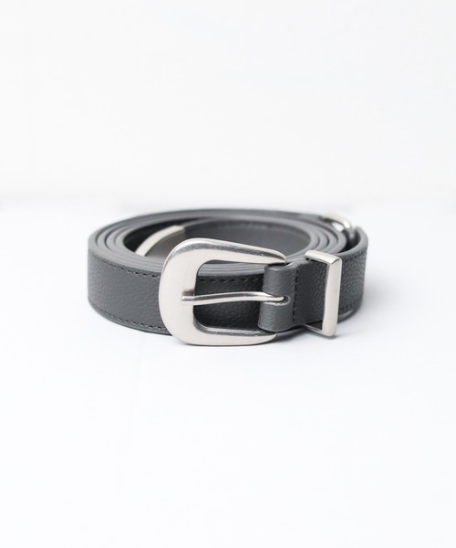 SUPERTHANKS(スーパーサンクス)の「《SUPER THANKS》Long Narrow Belt(ベルト・レディース・ホワイト/ブラック/ブラウン/ゴールド/ブラック×グレー/オリーブ/グレー/ブラック系その他/グレー系その他/ブラウン系その他・FREE)」の6枚目の写真