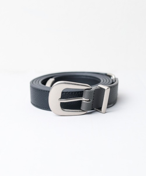 SUPERTHANKS(スーパーサンクス)の「《SUPER THANKS》Long Narrow Belt(ベルト・レディース・ホワイト/ブラック/ブラウン/ゴールド/ブラック×グレー/オリーブ/グレー/ブラック系その他/グレー系その他/ブラウン系その他・FREE)」の4枚目の写真