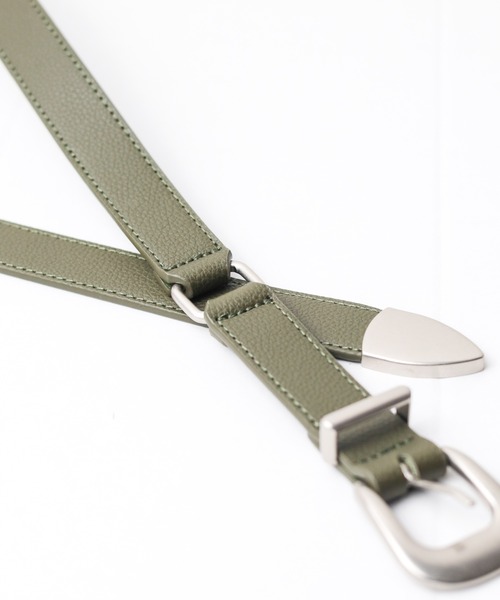 SUPERTHANKS(スーパーサンクス)の「《SUPER THANKS》Long Narrow Belt(ベルト・レディース・ホワイト/ブラック/ブラウン/ゴールド/ブラック×グレー/オリーブ/グレー/ブラック系その他/グレー系その他/ブラウン系その他・FREE)」の19枚目の写真