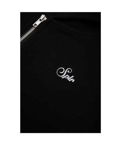 SPLR(エス・ピー・エル・アール)の「フーディー|Waffle Zip Hoodie|SPLR(パーカー・メンズ・ブラック/ベージュ・M/L/XL)」の20枚目の写真