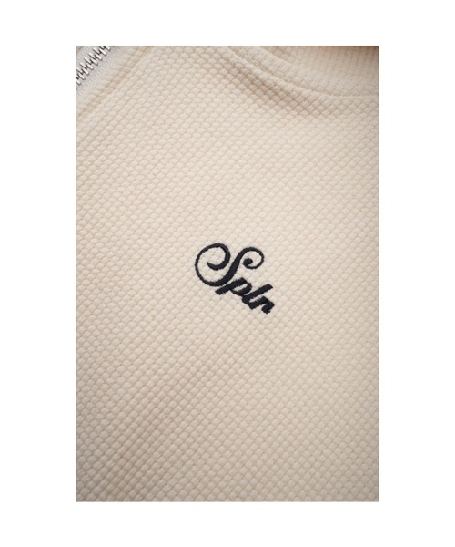 SPLR(エス・ピー・エル・アール)の「フーディー|Waffle Zip Hoodie|SPLR(パーカー・メンズ・ブラック/ベージュ・M/L/XL)」の10枚目の写真