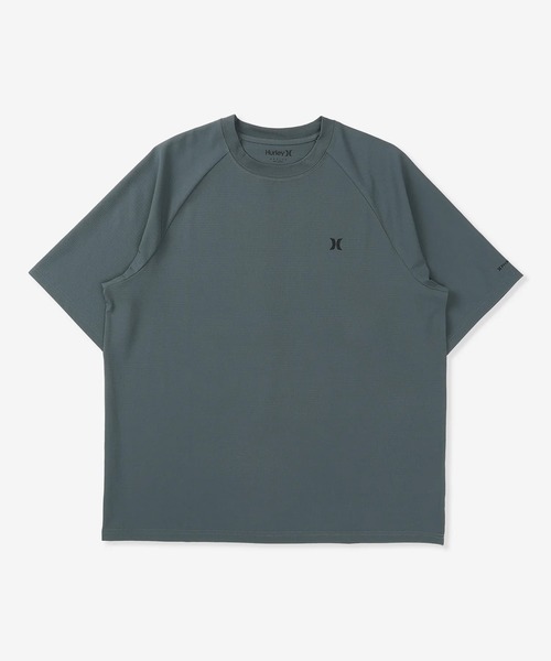 Hurley (ハーレー)の「Hurley/ハーレー 水着 ラッシュガード 半袖 Tシャツ 撥水 水陸両用 MUSS251089(ラッシュガード・メンズ・グレイッシュベージュ/ホワイト/ブラック/グレイッシュブルー・XL/L/M)」の4枚目の写真
