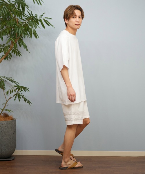 Hurley (ハーレー)の「Hurley/ハーレー 水着 ラッシュガード 半袖 Tシャツ 撥水 水陸両用 MUSS251089(ラッシュガード・メンズ・グレイッシュベージュ/ホワイト/ブラック/グレイッシュブルー・XL/L/M)」の10枚目の写真