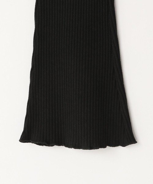 LOWRYS FARM（ローリーズファーム）の「カットリブフレアパンツ　321066（その他パンツ・キッズ・パープル/グレー/ブラック・110cm/120cm/130cm/140cm/150cm）」の5枚目の写真