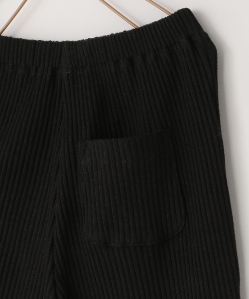 LOWRYS FARM（ローリーズファーム）の「カットリブフレアパンツ　321066（その他パンツ・キッズ・パープル/グレー/ブラック・110cm/120cm/130cm/140cm/150cm）」の9枚目の写真