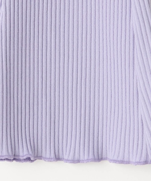 LOWRYS FARM（ローリーズファーム）の「カットリブフレアパンツ　321066（その他パンツ・キッズ・パープル/グレー/ブラック・110cm/120cm/130cm/140cm/150cm）」の11枚目の写真