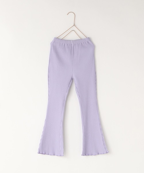 LOWRYS FARM（ローリーズファーム）の「カットリブフレアパンツ　321066（その他パンツ・キッズ・パープル/グレー/ブラック・110cm/120cm/130cm/140cm/150cm）」の21枚目の写真