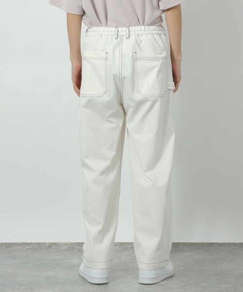 LAKOLE(ラコレ)の「ステッチラインストレートパンツ / 289299(その他パンツ・メンズ・ホワイト/ブラック/カーキ・MEDIUM/LARGE)」の19枚目の写真