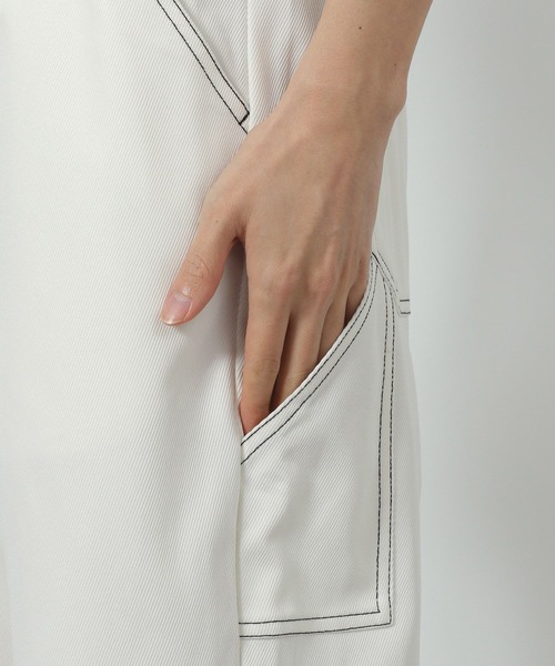 LAKOLE(ラコレ)の「ステッチラインストレートパンツ / 289299(その他パンツ・メンズ・ホワイト/ブラック/カーキ・MEDIUM/LARGE)」の22枚目の写真