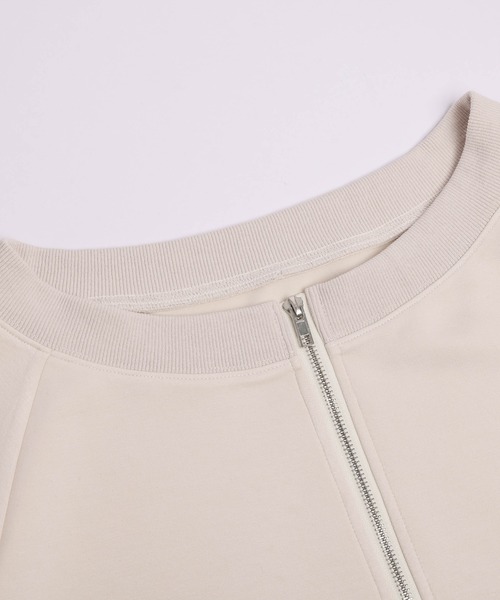 AMELY（エミリー）の「2Way ダブルジップトップス（その他トップス・レディース・杢グレー/ブラック/ベージュ・フリー）」の7枚目の写真