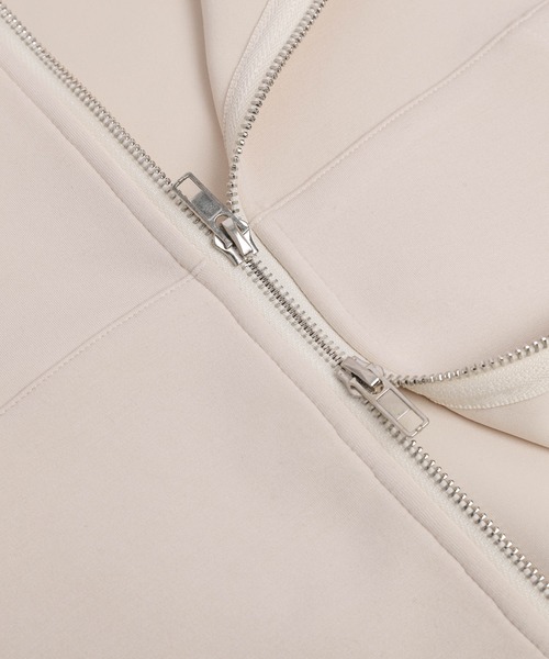 AMELY（エミリー）の「2Way ダブルジップトップス（その他トップス・レディース・杢グレー/ブラック/ベージュ・フリー）」の16枚目の写真