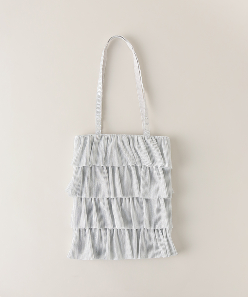 JOINT WORKS（ジョイントワークス）の「Casselini/キャセリーニ プリーツフリルトート（トートバッグ・レディース・ブルー/シルバー/ブラック・FREE）」の12枚目の写真