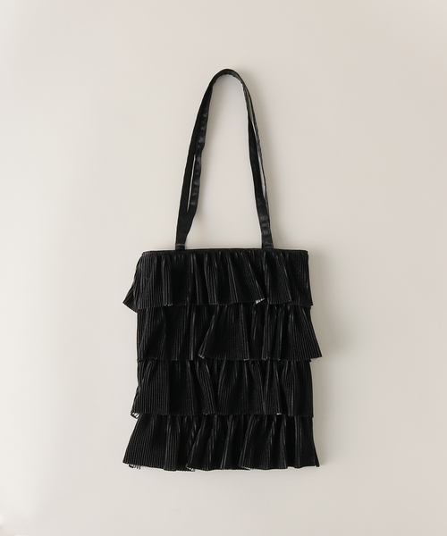 JOINT WORKS（ジョイントワークス）の「Casselini/キャセリーニ プリーツフリルトート（トートバッグ・レディース・ブルー/シルバー/ブラック・FREE）」の10枚目の写真
