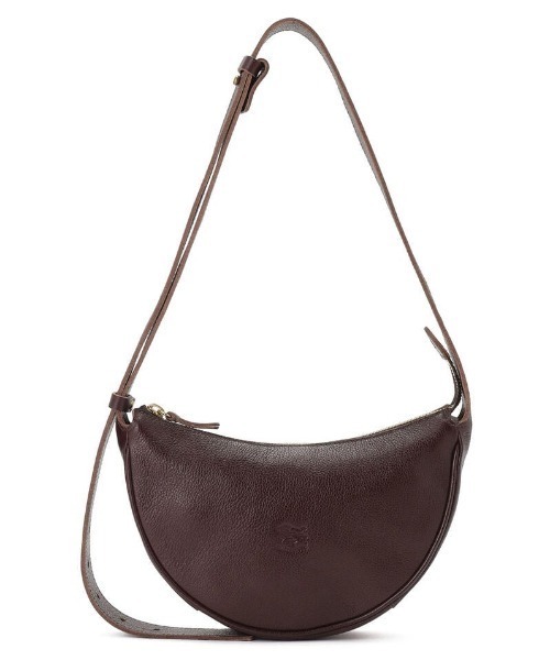 IL BISONTE(イルビゾンテ)の「IL BISONTE / ORIGINAL LEATHER / クロスボディバッグ(ショルダーバッグ・レディース・グレー/ダークブラウン/ブラック/ライトブラウン/ナチュラル・FREE)」の3枚目の写真