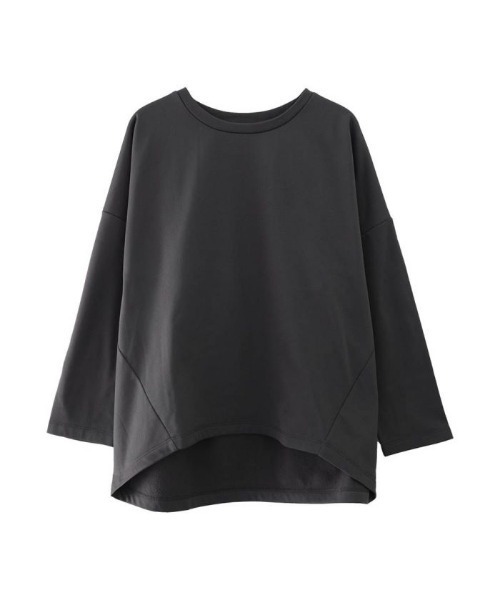 aquagarage（アクアガレージ）の「裏起毛コクーンカットソー（Tシャツ/カットソー・レディース・ダークグレー/グレイッシュベージュ/ブラック・L/M）」の17枚目の写真