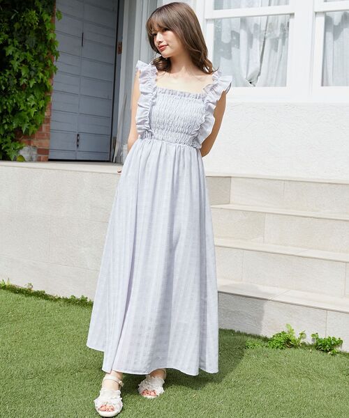 MAJESTIC LEGON（マジェスティックレゴン）の「パールシアーフリルサンダル（サンダル・レディース・ブラック/アイボリー/グレー・SMALL/MEDIUM/X-LARGE/LARGE）」の9枚目の写真