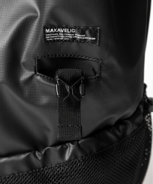 MAKAVELIC(マキャベリック)の「Unit Roll Top Mountain Backpack(バックパック/リュック・メンズ・ブラック・ONESIZE)」の8枚目の写真
