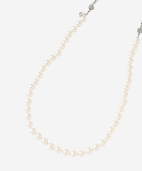 MACKINTOSH LONDON（マッキントッシュ ロンドン）の「パールチェーン2WAYネックレス（ネックレス・レディース・シルバー・FREE）」の4枚目の写真