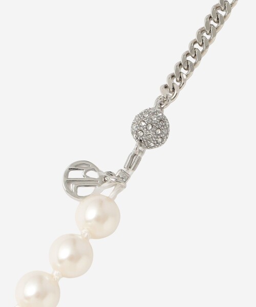 MACKINTOSH LONDON（マッキントッシュ ロンドン）の「パールチェーン2WAYネックレス（ネックレス・レディース・シルバー・FREE）」の7枚目の写真