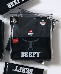 HANES（ヘインズ）の「Hanes/へインズ BEEFY/ビーフィー 無地 リブタンクトップ/1P パックT/レディース メンズ（タンクトップ・メンズ）」