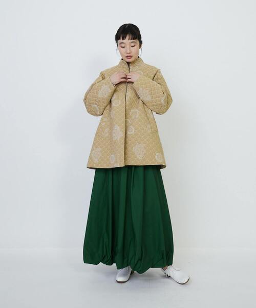 LOISIR（ロワズィール）の「コットンバルーンスカート（スカート・レディース・グリーン/キナリ・MT/M）」の7枚目の写真