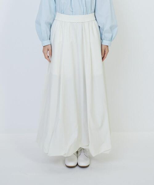 LOISIR（ロワズィール）の「コットンバルーンスカート（スカート・レディース・グリーン/キナリ・MT/M）」の21枚目の写真