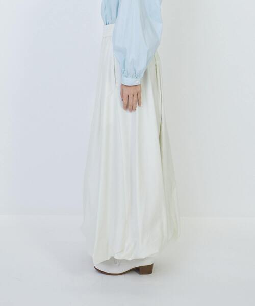 LOISIR（ロワズィール）の「コットンバルーンスカート（スカート・レディース・グリーン/キナリ・MT/M）」の22枚目の写真