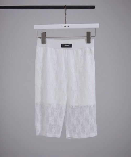 ENVYM(アンビー)の「レースレギンス(その他パンツ・レディース・ブラック/ホワイト・FREE)」の18枚目の写真